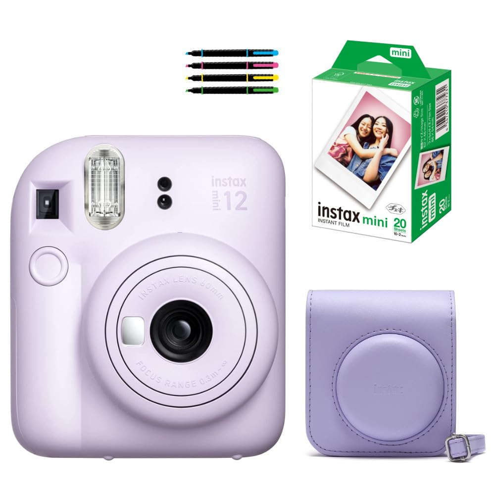 მყისიერი კამერა instax mini 12 (4 ცალი კომპლექტი)