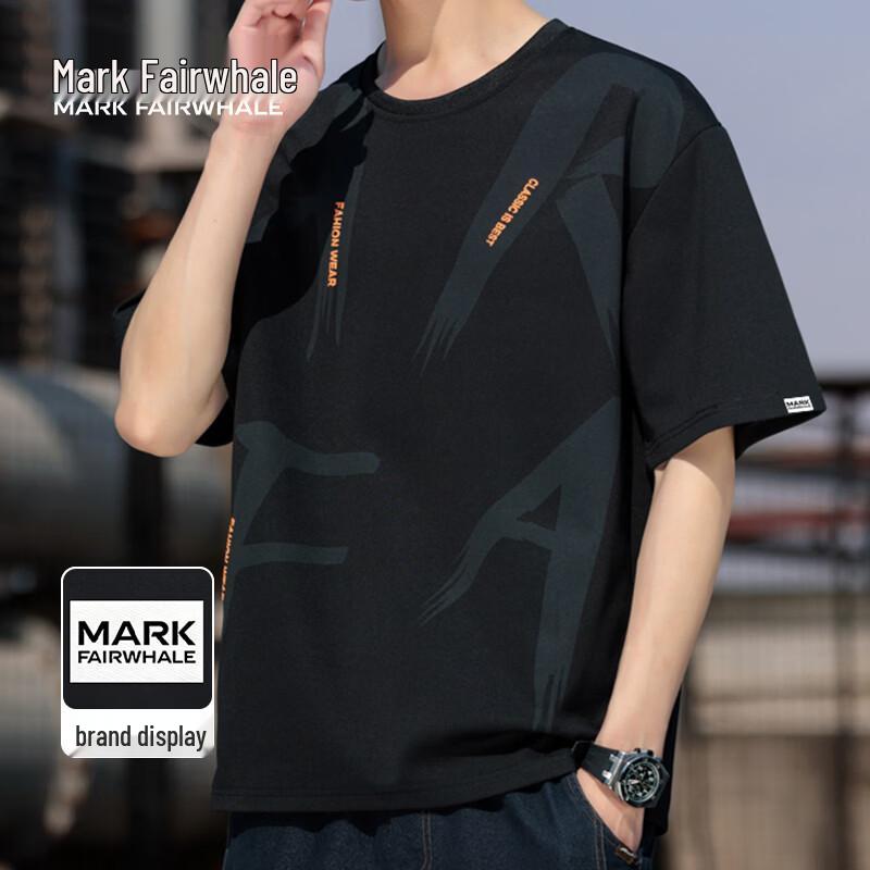 

MARK FAIRWHALE Men s Antibacterial Ice Silk Short Sleeve T-Shirt 2XL