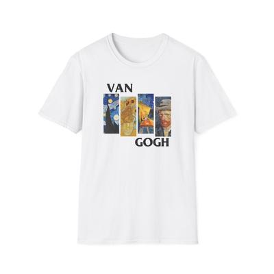 Van Gogh Art Print Collage T-shirt