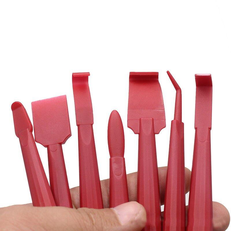 7Pcs Car Film Wrap Tool Kit Car Vinyl Wrap Window Tint Film Tool Kit Vehicle Stickers Install Squeegee Set Scraper Car Accessori