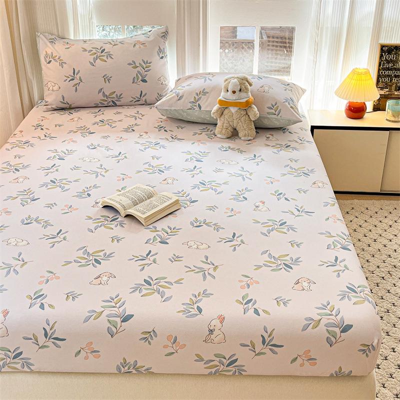 02025 New Cotton Mattress Thickened Ecological Abraded Bedspread, Pure Cotton Bed Cover Simmons Mattress Protective Cover