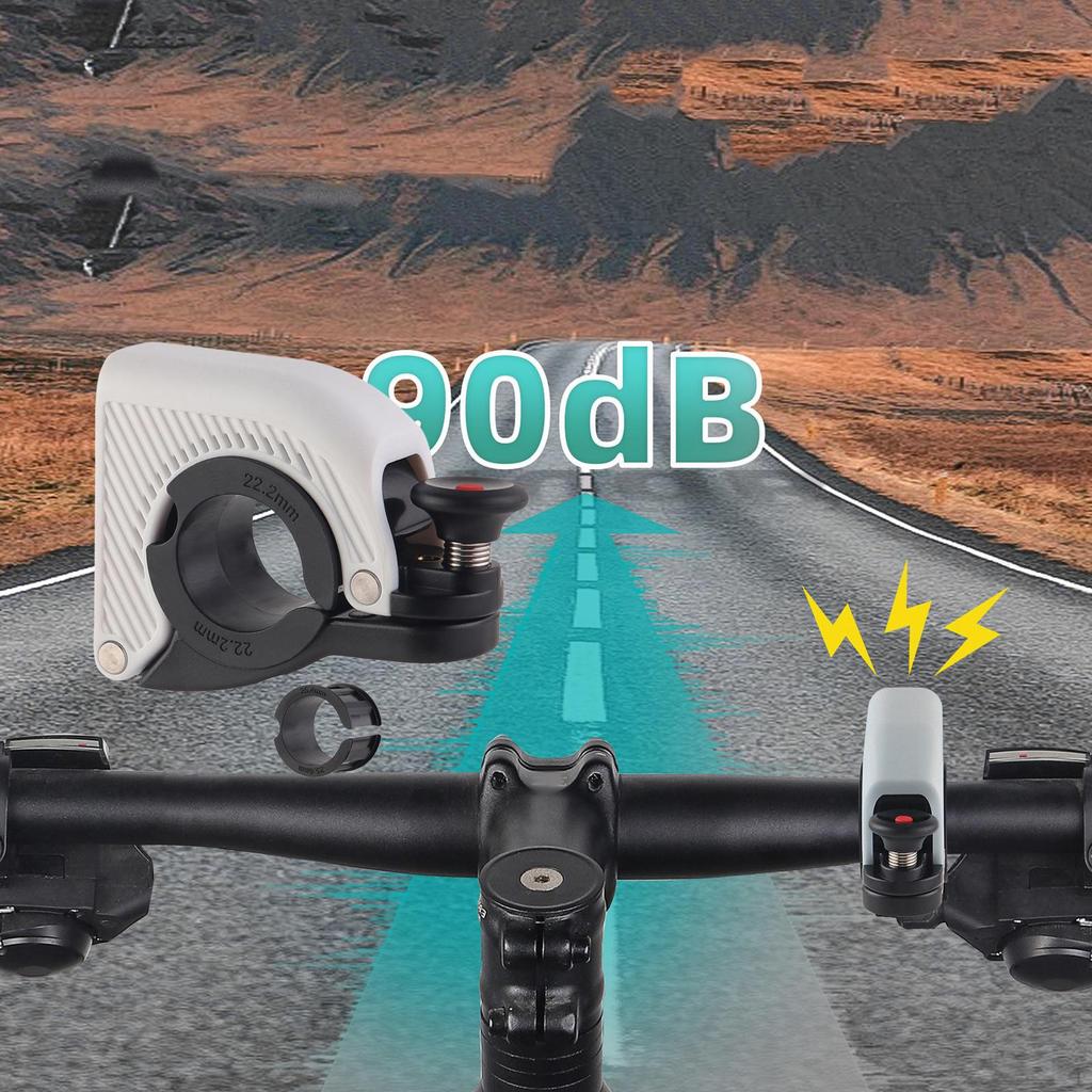 Bike 22.2/25.4/31.8 Mm Handlebars Warning Alarm Loud Sound Kids Adults Men Women Boys Girls
