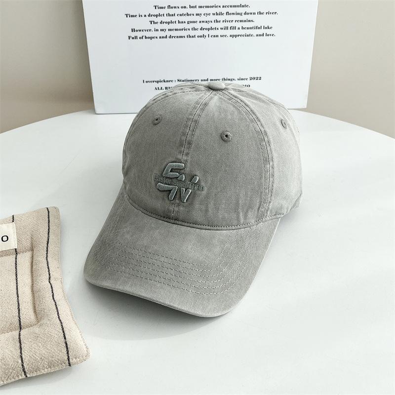 

Высококачественная бейсболка для мужчин и женщин в корейском стиле, повседневная, универсальная, с широкими полями, зрительно уменьшающая лицо. adjustable