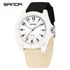 SANDA Unisex Luminous Korean Style Nurse Watch: Lightweight, Thin, Waterproof, Large Dial Quartz Watch for Teens