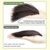 14Cm Natural Invisible Hair Pad Women Hair Styling Fluffy Hair Lining Head Top Cover Synthetic Seamless Braiding Extension