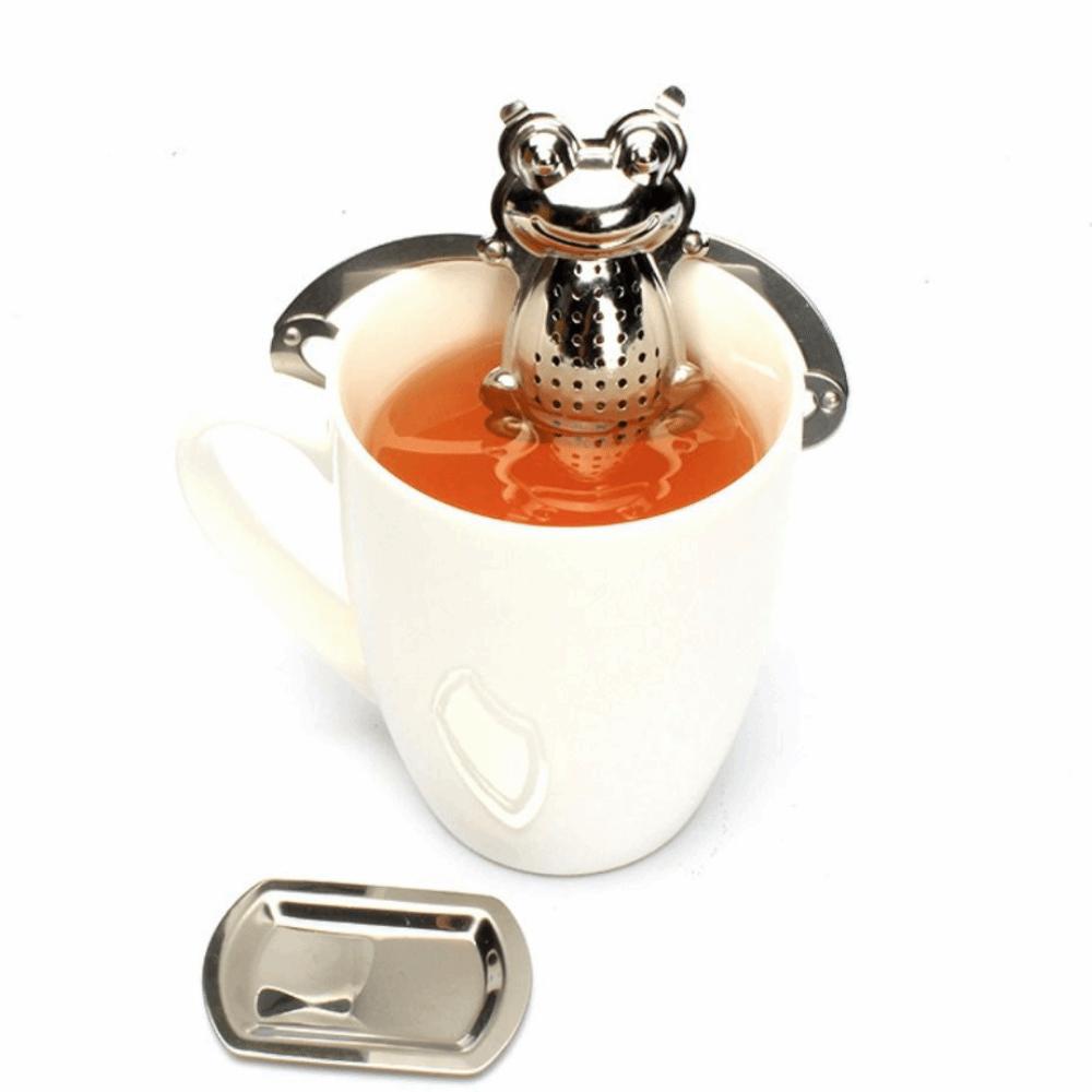 Frog Design Tea Infuser Ball Stainless Steel Tea Diffuser Filter Flower Tea