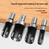 Carbon Steel Cork Cutter Woodworking Drill Bit for Enlarging Holes, Cylindrical Tenon, and Wood Plug with Round Shank