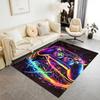 1pc psychedelic headphones rug home carpet non slip design for bedroom office decor gift living room