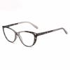 Unisex Ultralight Anti Blue Light Presbyopia Glasses Trends Cat Eye Reading Glasses HD Far Sight Eyeglasses with Plus Diopters