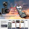 ACCEO 4K Dual Channel Dash Cam with Speed Display Front 4K Built-in WiFi GPS Super Night Vision  Optional Rear Lens 24/7 Parking