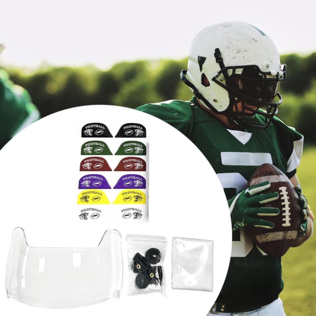 American Football Visor Face Mask Facial Protection for Adults Youth Helmets