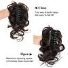 Synthetic Fluffy Short Ponytail Claw Clip Wig Ponytail Extensions Curly Ponytail Ladies Hair Clip for Women