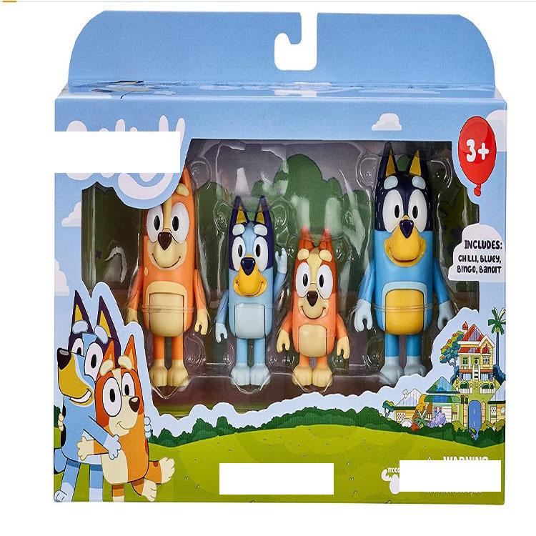 Bluey & Friends 4-Piece School-Themed Figure Set