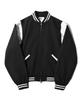 Grayblvd Mc Twill Cotton Varsity Jacket (Black)