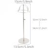 Adjustable Hats Hanger Holder Stainless Steel Hat Organizer Hanging Baseball Caps Display Stand Hanging Up Storage Accessories