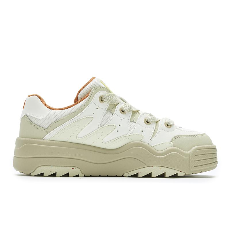 Fila Rosetta Modern Series Fashion Versatile Durable Low-Top Sneakers Women Sneakers White Yellow F12W431204FEH