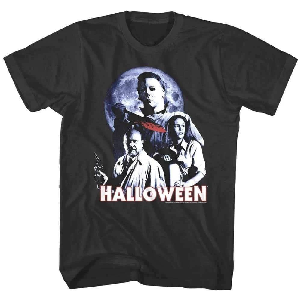 Halloween Full Moon Ensemble Men s T Shirt 3XL