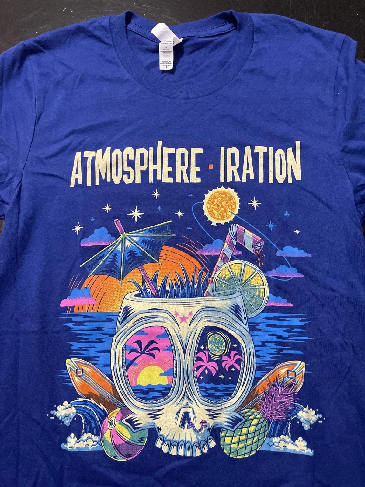

Atmosphere Iration 2022 Sunshine Summer Nights Tour 100% Cotton T-shirt Mens Tees Top, Blue, Size: Small XL