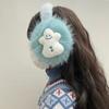 Little Snowman Ear Cover Plush Fur Ear Warmers Fashion Winter Earmuffs  Outdoor