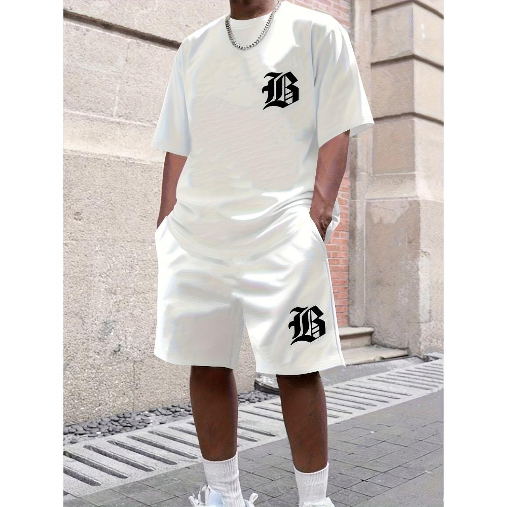 2025 Summer New Men s Casual Set 3D printed sportswear summer streetwear outdoor shorts set S