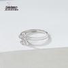 S925 Sterling Silver Floral Diamond-Set Ring: Women's Japanese & Korean Style, Fresh Three-Dimensional Flower Design for Students.
