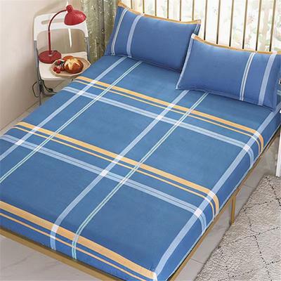 3 Piece Bedspread Set Non Slip Mattress Protector Full Coverage Dust Proof Single Layer Thick Thin Bed Cover