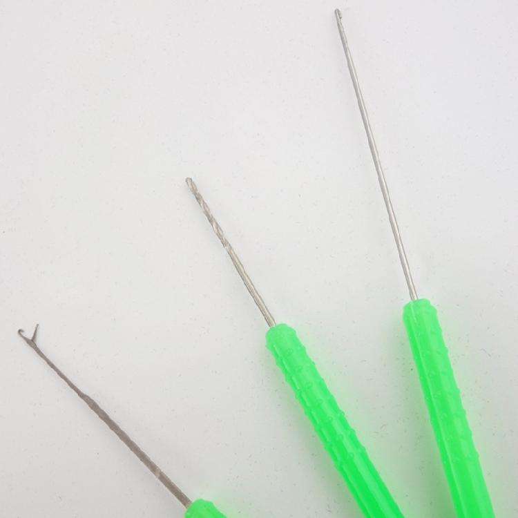 3Pc Baits Drill Needle Baiting Rig Needle Baits Boilie Drill Stringer Hook Needle Fishing Splicing Needle for Baits Hole