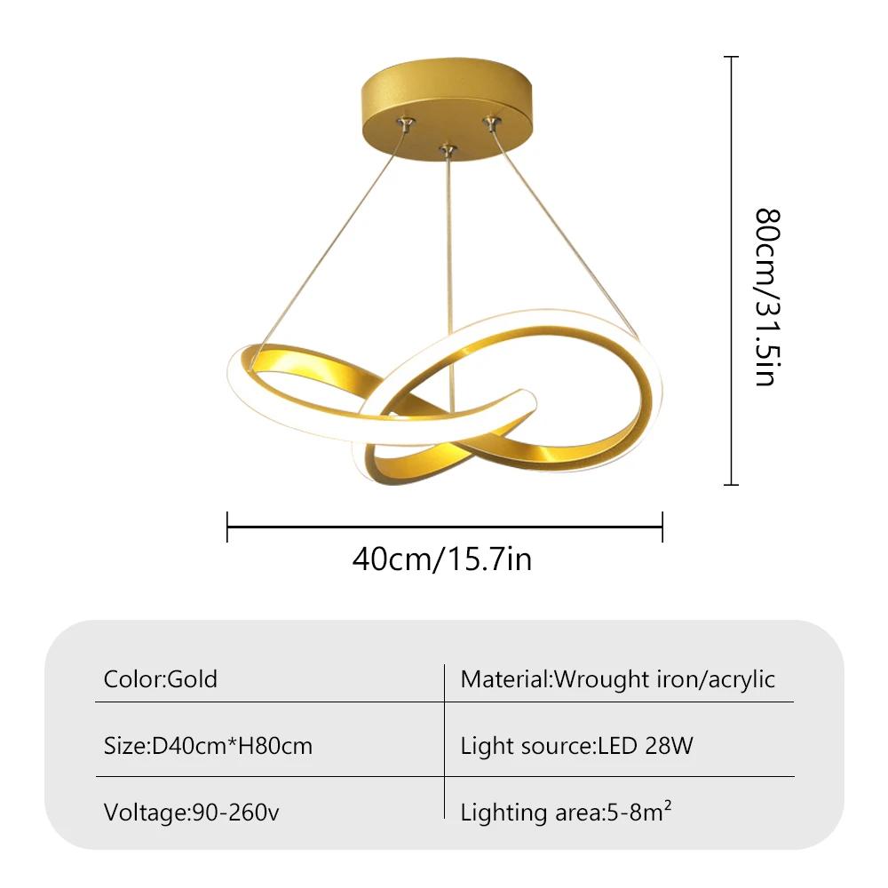 Modern Ceiling Lamp 40/50cm Tricolor light Ceiling Chandelier Bedroom Living Room Restaurant Indoor Home Decor LED Pendant Light