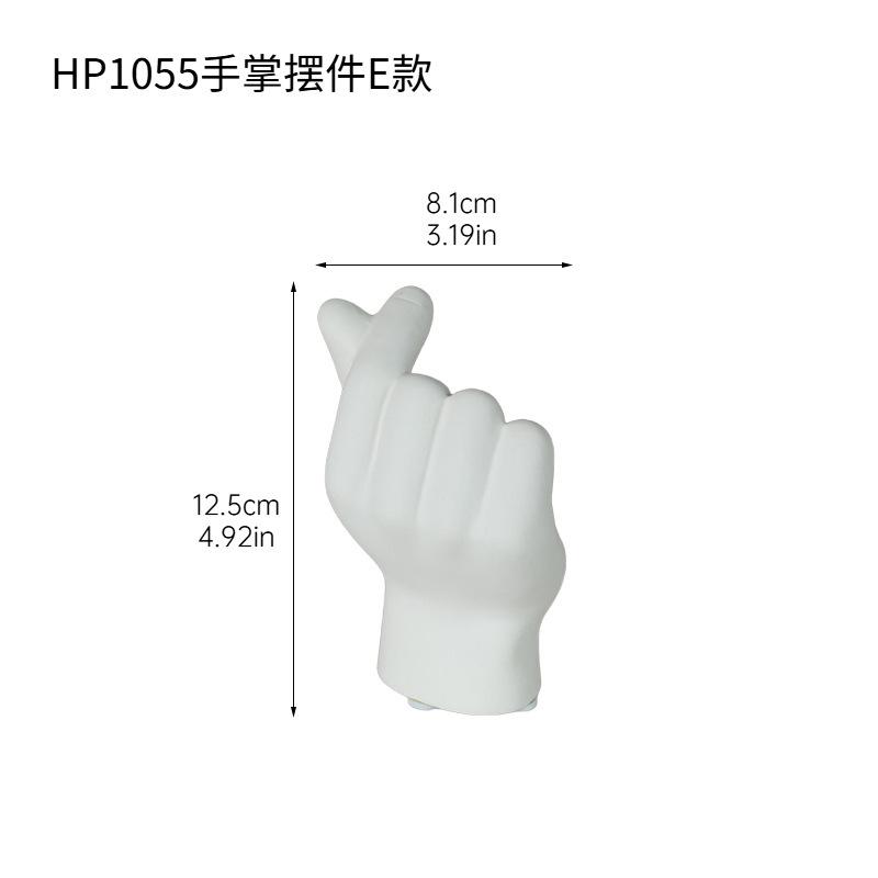 Creative Jewelry Rack Ring Storage Rack Finger Palm Ceramic Figurine Necklace Display Stand Desktop Bracelet Holder Ornament
