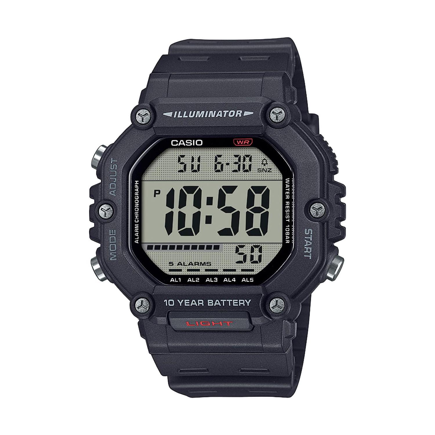 Casio Мужские наручные часы - Casio Collection AE-1600H-1AJF Черные, Официальная модель из Японии