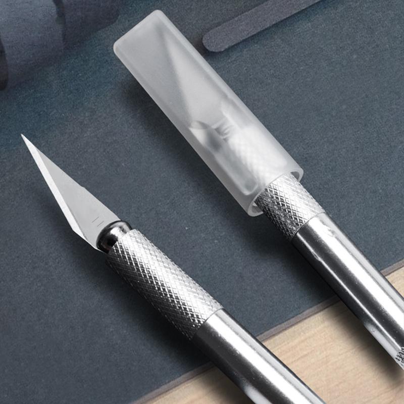 Metal Carving Knife Paper Cuttings Office Educational Supplies Student Art Tools Utility Knife Suitable for Beginners TMZ