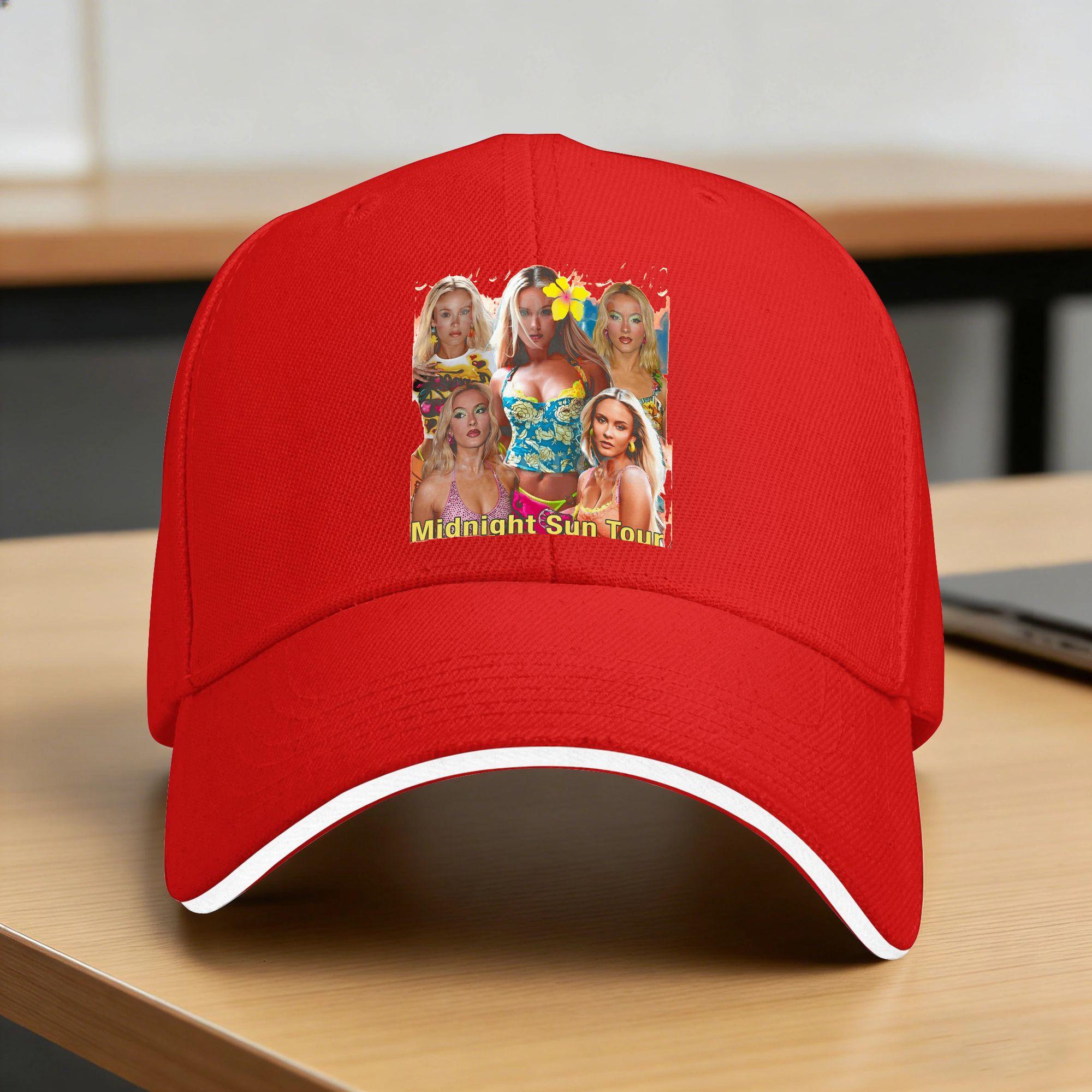 

Spring Casual Baseball Cap Singer Zara Larsson Outdoor Gym Hip Hop Hats For FeUnisex Unisex Sunscreen Street Style Snapback Cap One Size
