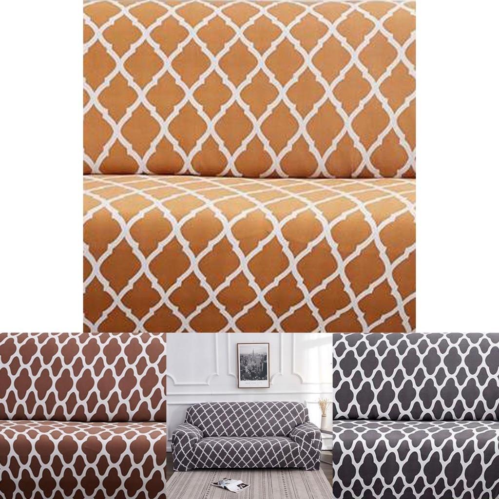 Luxurious Stretch Sofa Slipcover For 1 To 4 Seater With Elegant Lattice Design