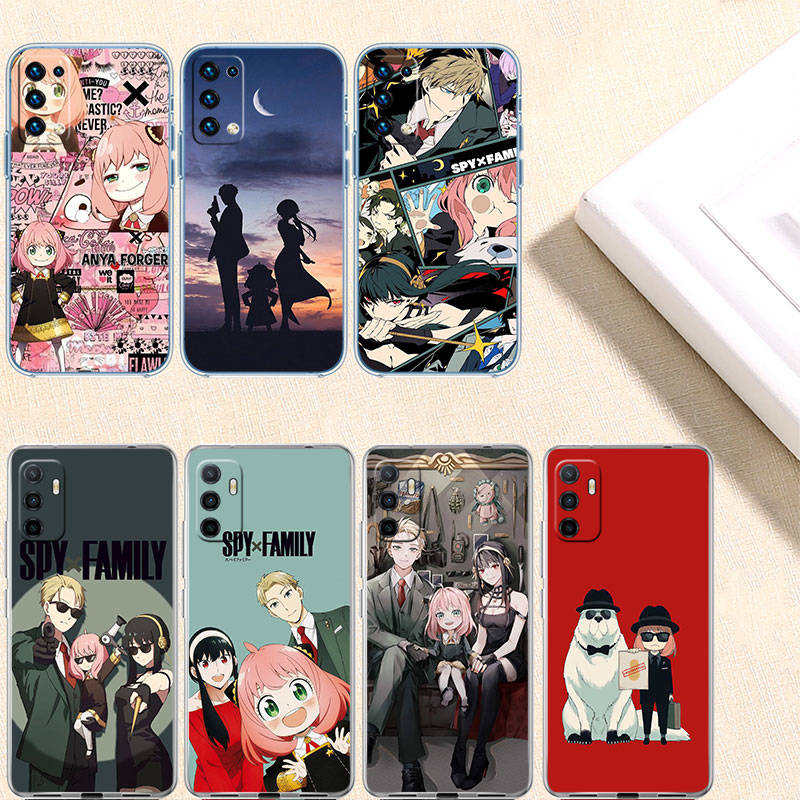 IR26 Spy X Anya Forger Family Case for Motorola E22S E7 G6 G7 G8 G9 Plus Power Play G10 G20 G04 E30 E40 E22 E20 E13 E15 G22 G23 G05 G75 G35 G55