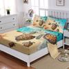 Ocean Turtle Unicorn Pattern Sheet Four-piece Bedding Set Bedroom Dormitory Bedding Decoration