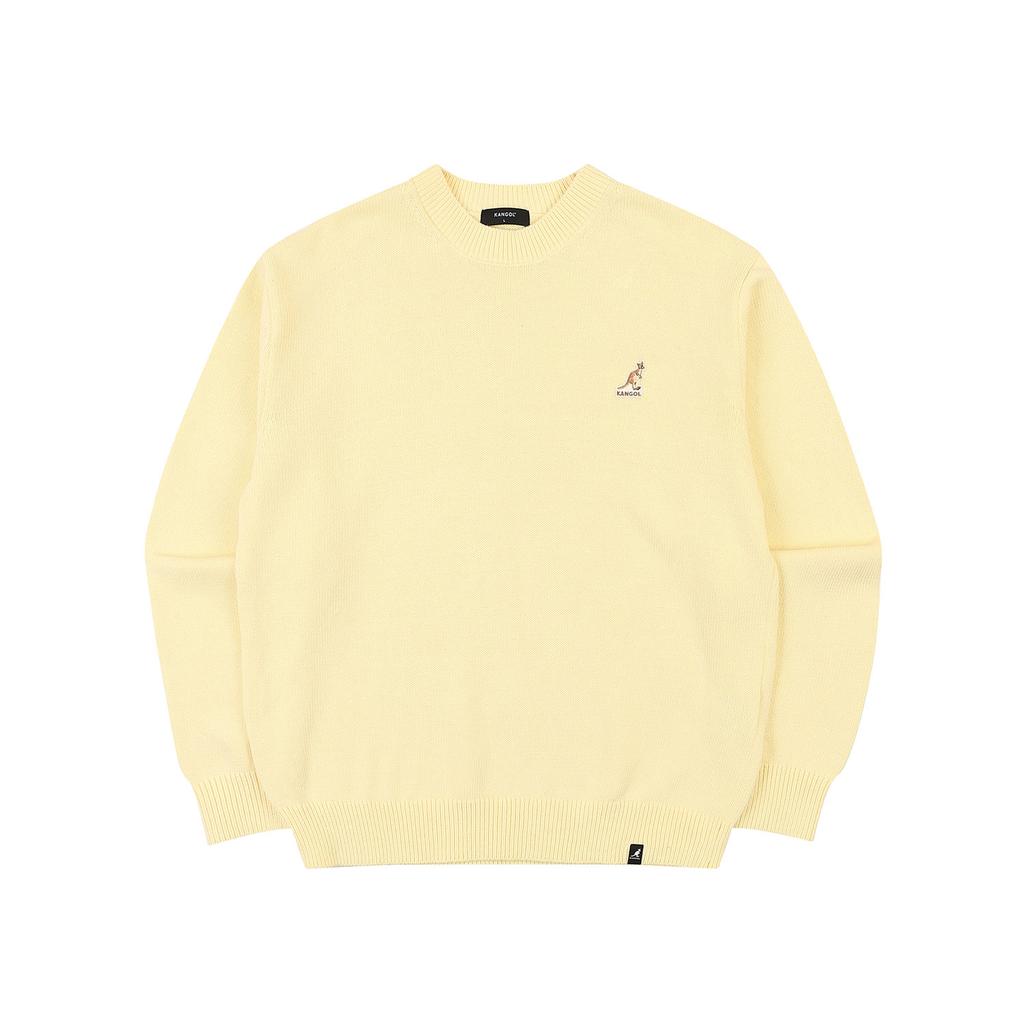 KANGOL Logo Patch Sweater 1878 Yellow