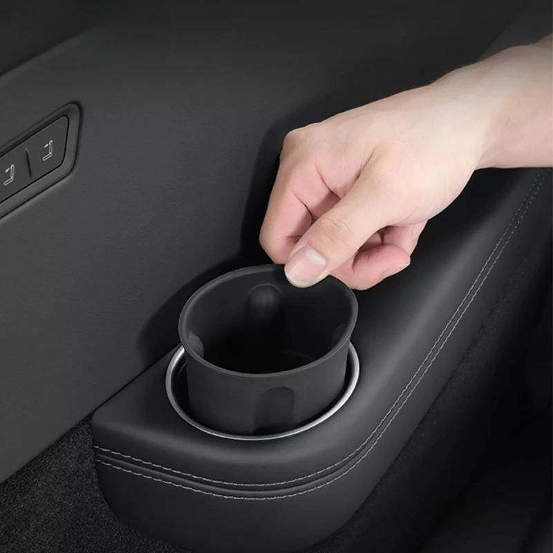 Car Water Cup Pad Box Slot Three Rows Water Cup Set Car Drink Rack Car Interior Modification Accessories Tools For TeslaModel YL