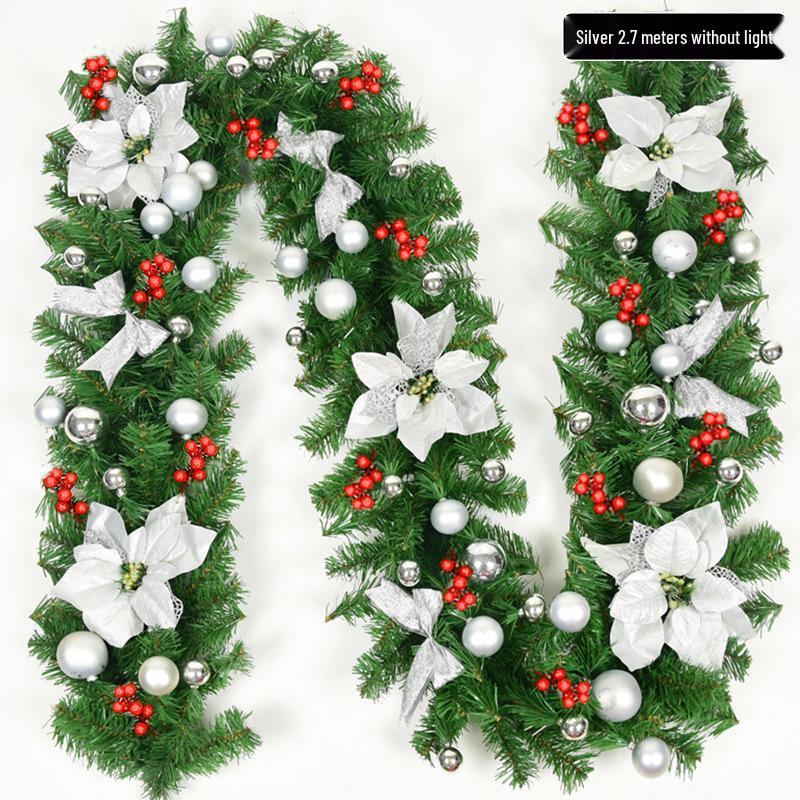 2.7m Christmas Garland for Decoration - Tree, Wreath, Wall, Door Hanging, Hotel, Shopping Mall Display