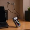 Ultra Long Battery Life Bluetooth Headset LED Screen Wireless Headphones  HD Calling