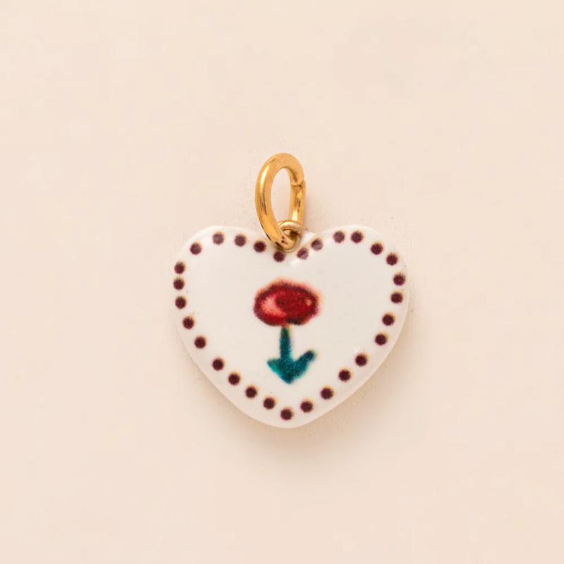 

Красочный дофаминовый кулон Цветок Фрукт Любовь Ракушка Капля масла Печатный кулон Тренд DIY Шармы Аксессуары для изготовления ювелирных изделий