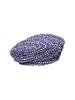 Beulaunhaes Gingham Fringe Beret