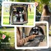 Foldable Dog Stroller for Small and Mini Size with Basket and Cup Holder, 77x45x99.5 Cm, Coffee