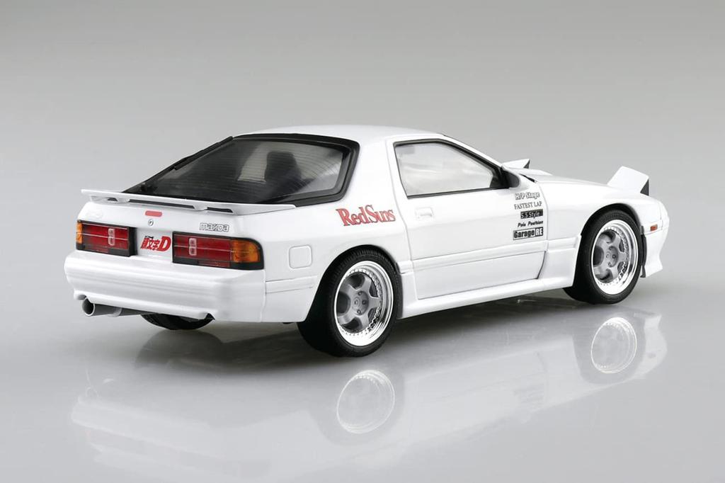 Aoshima Bunka Kyozai Initial D Takahashi Ryosuke FC3S Volume 5 Akina Showdown Specification Scale Plastic Model Molded Color (AOSHIMA) No.2 RX-7 1/24