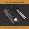 High Precision Infrared Mini Spirit Level with Magnetic, Drop-Proof Aluminum Alloy Design