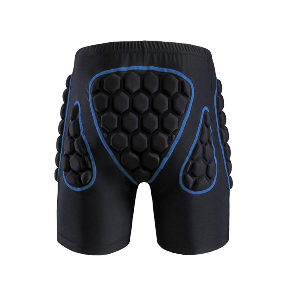 Nárazuvzdorné kalhoty s chráničem kyčlí na lyže a snowboard – Proti pádu, proti nárazu, zesílené pro outdoorové sporty a rychlobruslení