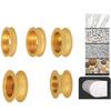 10mm/15mm/20mm/25mm/30mm Round Brazed Diamonds Grinding Wheel Marble Stone Edging Profile Grinding Disc Replacement