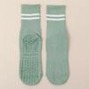 Women's Non-Slip Yoga & Pilates Mid-Calf Socks with Stripes
