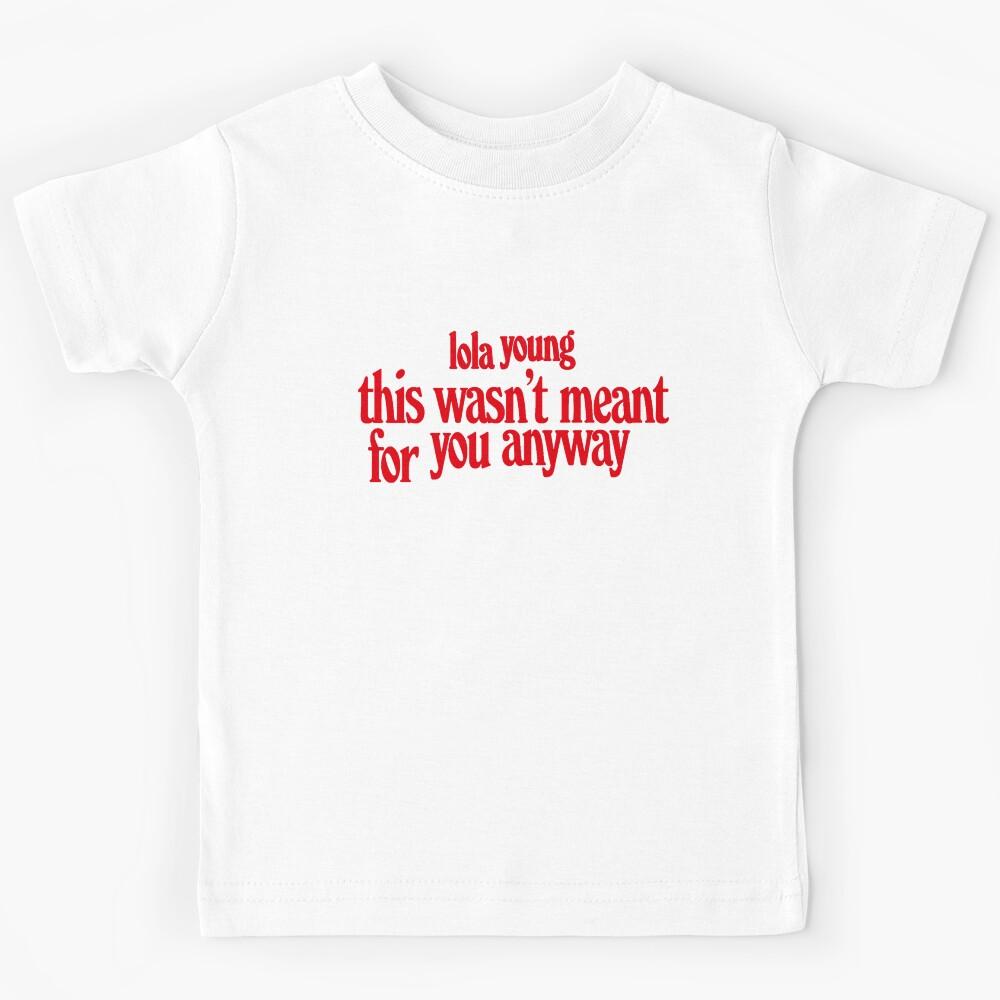 Lola Young English Singer Kids T-Shirt 110