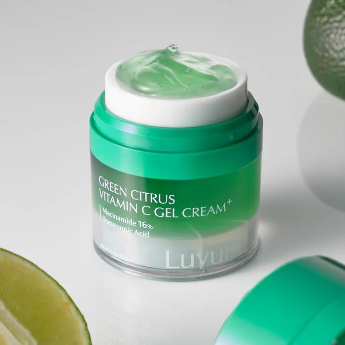 [Toning 3-piece Full Set] Green Citrus Vitamin C Gel Cream Plus + Serum Plus 30ml + Gel Mask Plus 5 Sheets