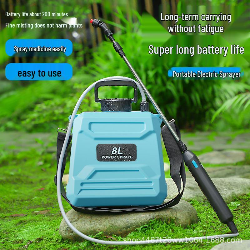Spruzzatore Elettrico ad Alta Pressione: Strumento Compatto per l'Irrigazione Agricola e Domestica per Pesticidi e Fiori